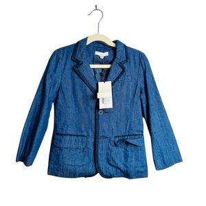 Stella McCartney kids 100% cotton denim blazer (can be unisex) NEW